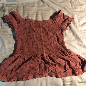 Off the shoulder top